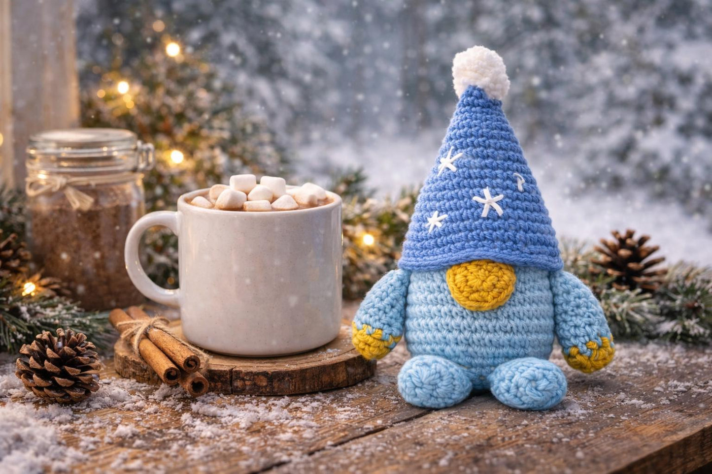 Winter Gnome | Handmade Crochet Decor