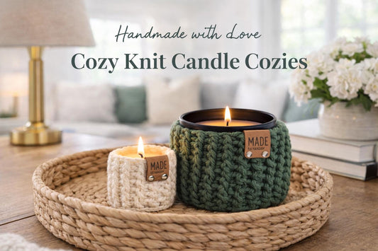 Hearthside Candle Cozy | Handmade Candle Sweater