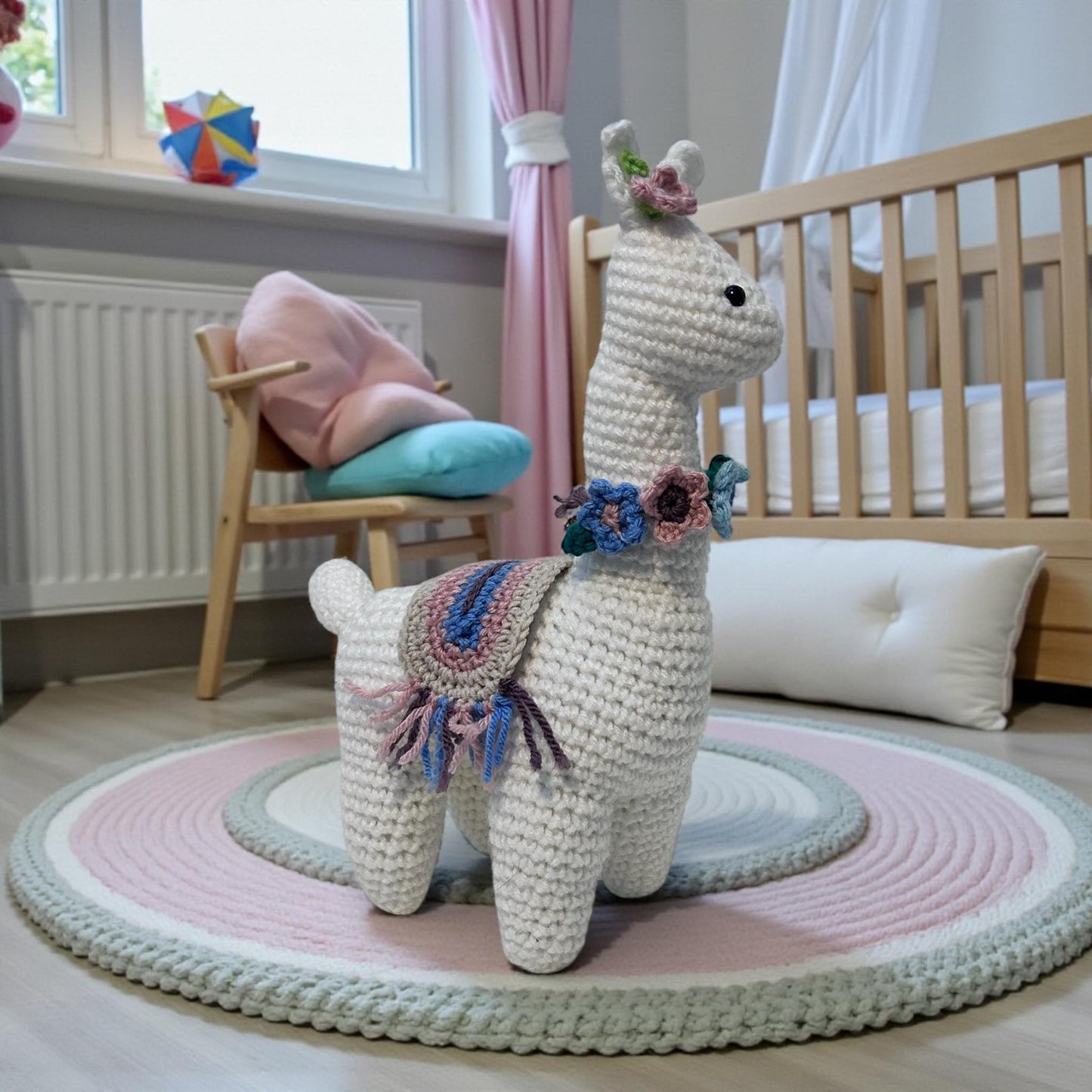 Llama Plush Toy | Handmade Crochet Amigurumi