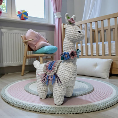 Llama Plush Toy | Handmade Crochet Amigurumi