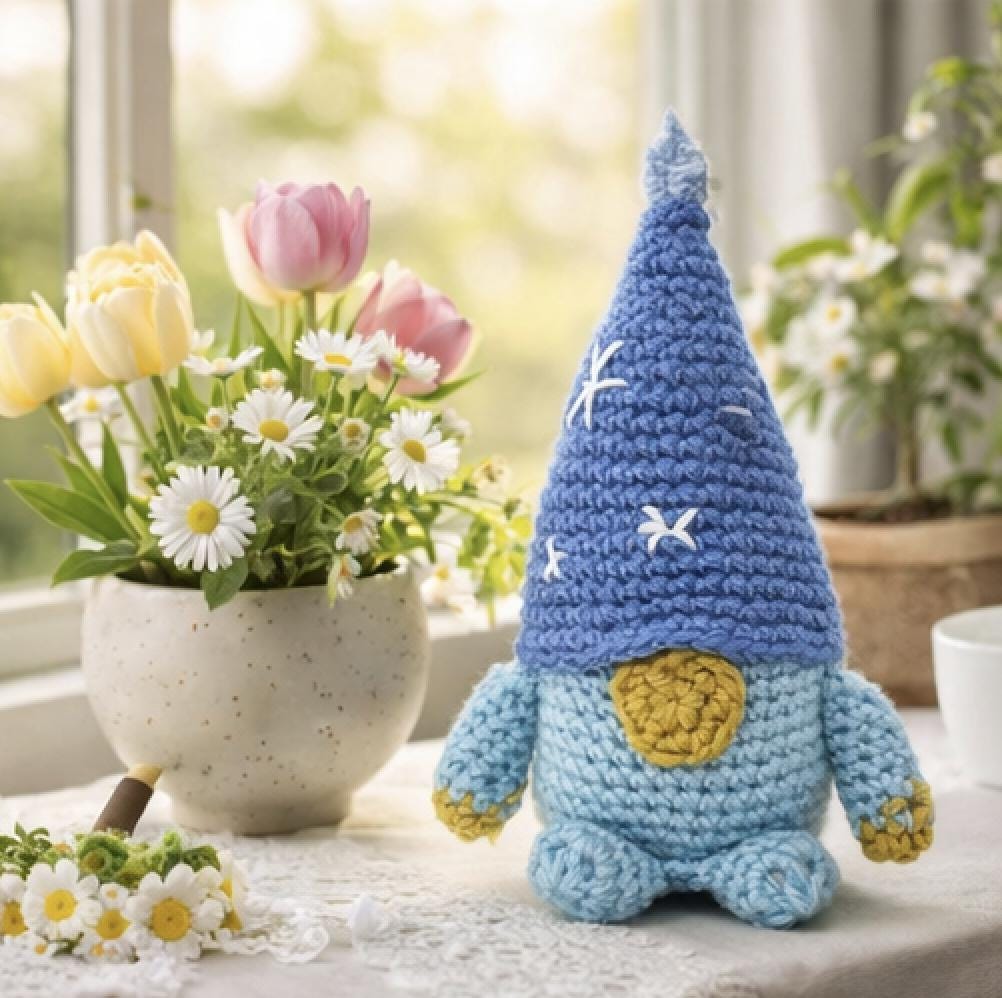 Winter Gnome | Handmade Crochet Decor