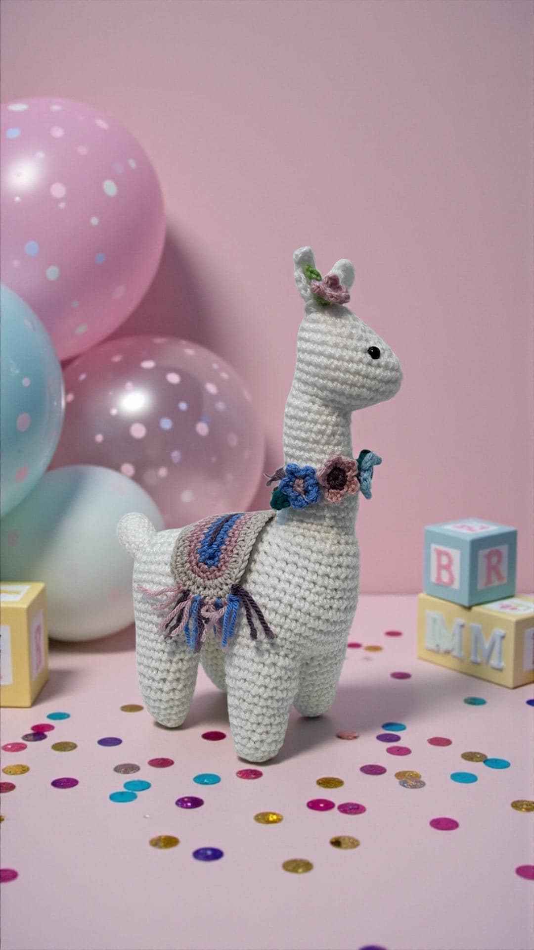 Llama Plush Toy | Handmade Crochet Amigurumi