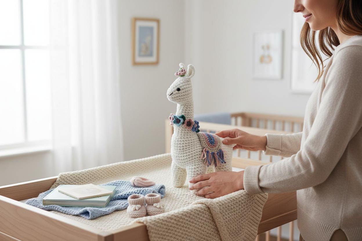 Llama Plush Toy | Handmade Crochet Amigurumi